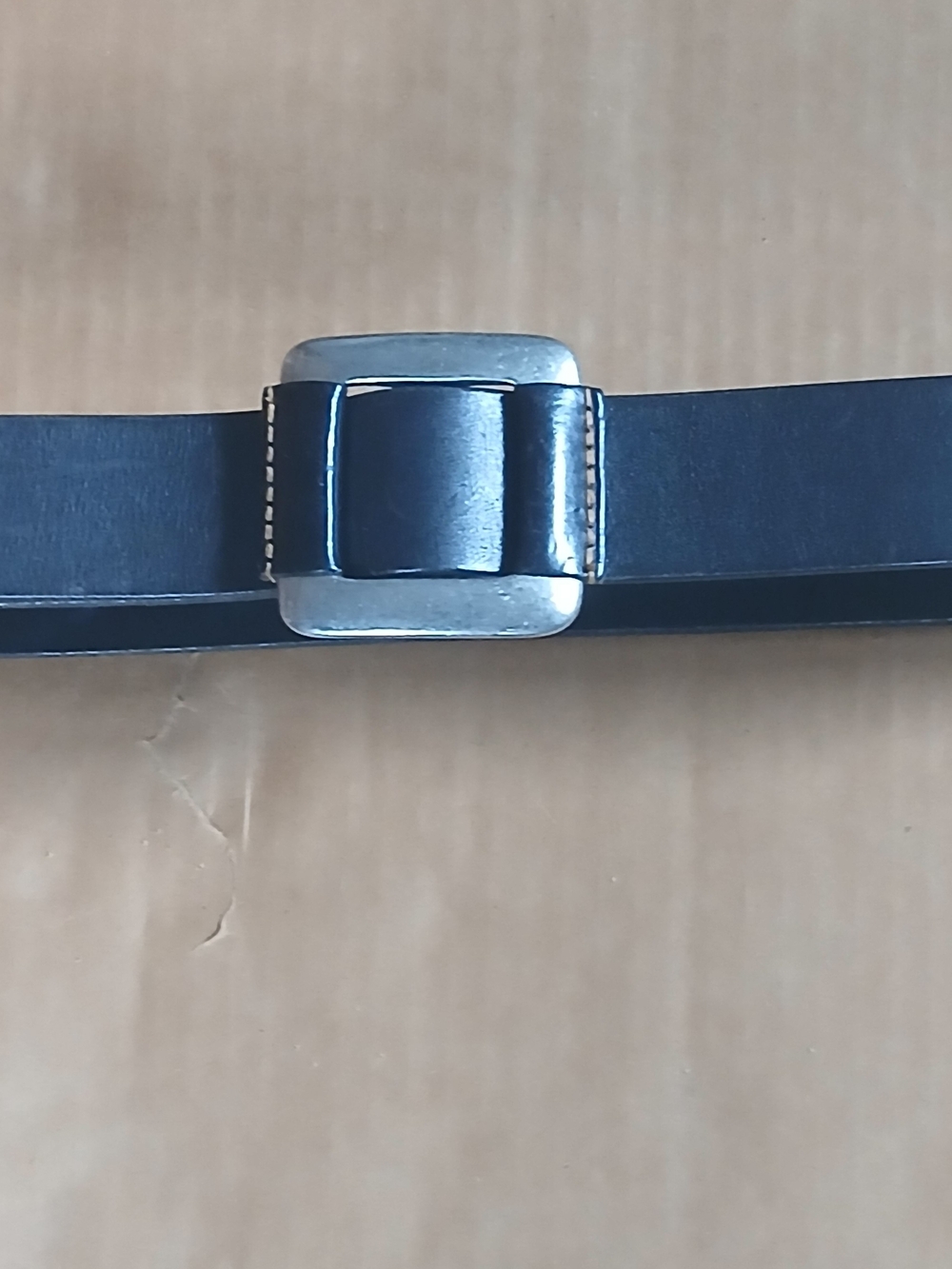 J. Crew Size 28 Belt With Silvertone Buckle